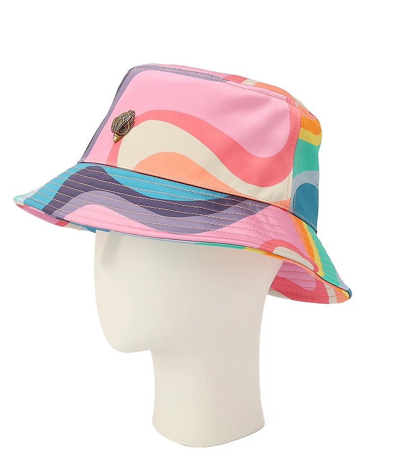 Kurt Geiger London Wave Print Bucket Hat