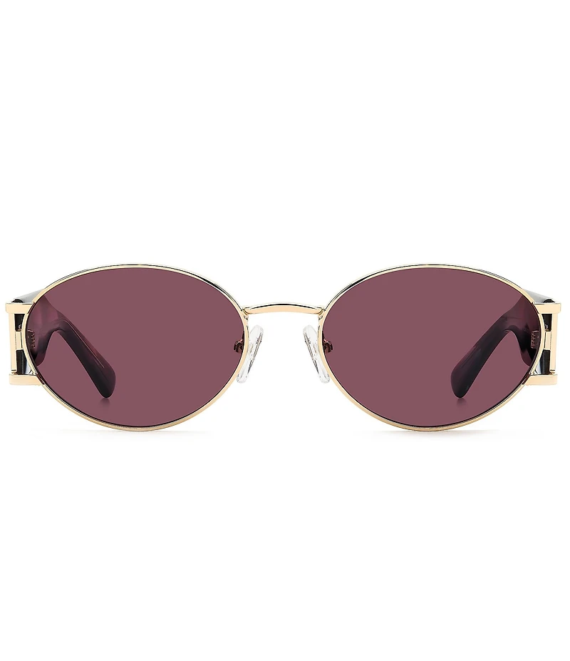 Kurt Geiger London Women's KGL 1054 54mm Retro Oval Sunglasses