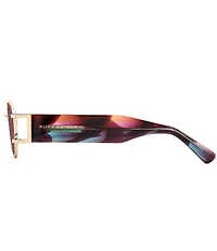 Kurt Geiger London Women's KGL 1054 54mm Retro Oval Sunglasses