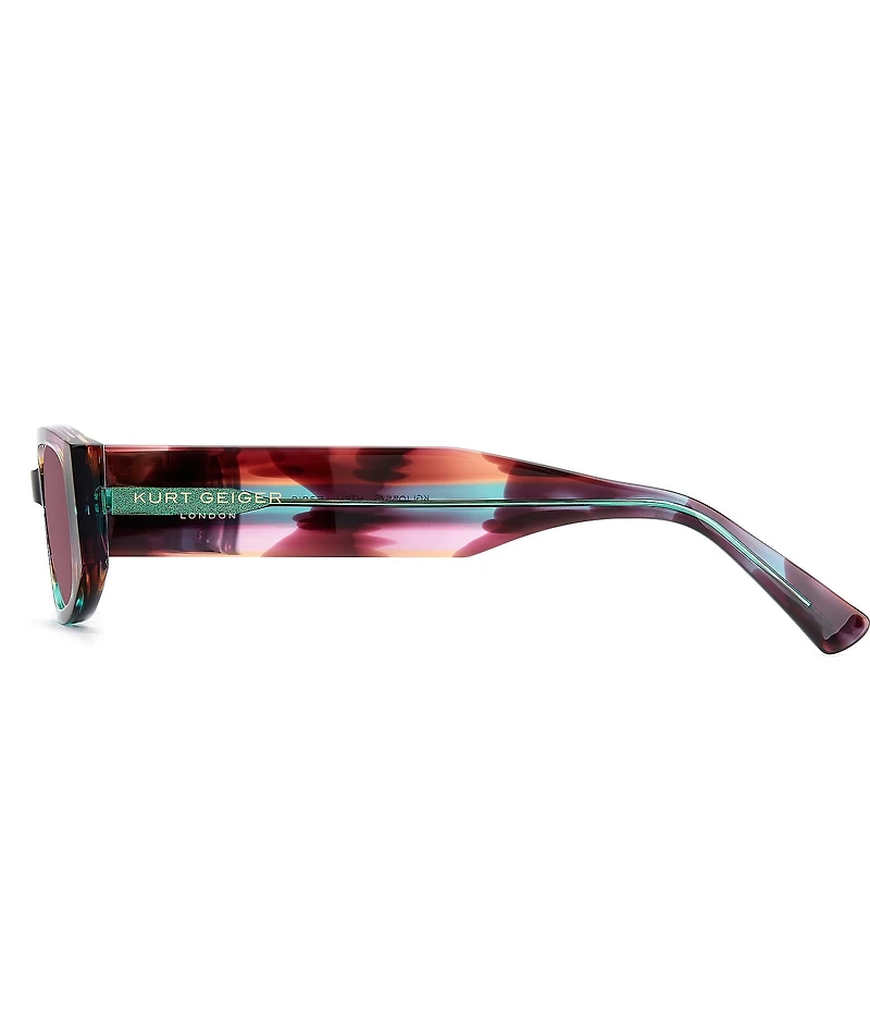 Kurt Geiger London Women's KGL 1055 52mm Retro Rectangle Sunglasses
