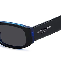 Kurt Geiger London Women's KGL 1055 52mm Retro Rectangle Sunglasses