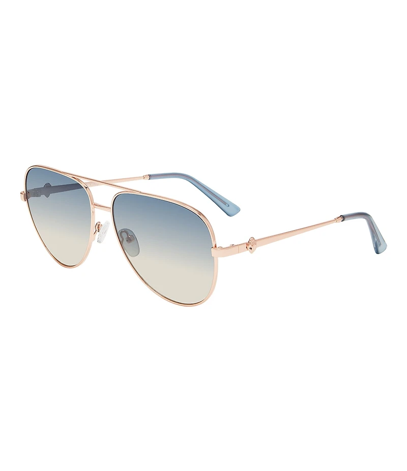 Kurt Geiger London Women's KGL1001 62mm Aviator Sunglasses