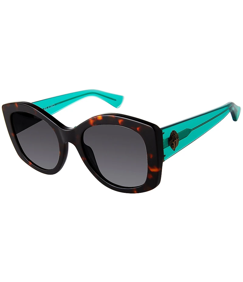 Kurt Geiger London Shoreditch KGL1008 Large 53mm Tortoise Framed Oval Sunglasses