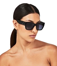 Kurt Geiger London Women's KGL1010 Kensington 54mm Square Gradient Lens Sunglasses