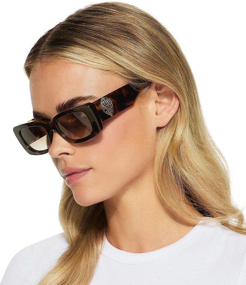 Kurt Geiger London Women's KGL1016 52mm Rectangle Sunglasses