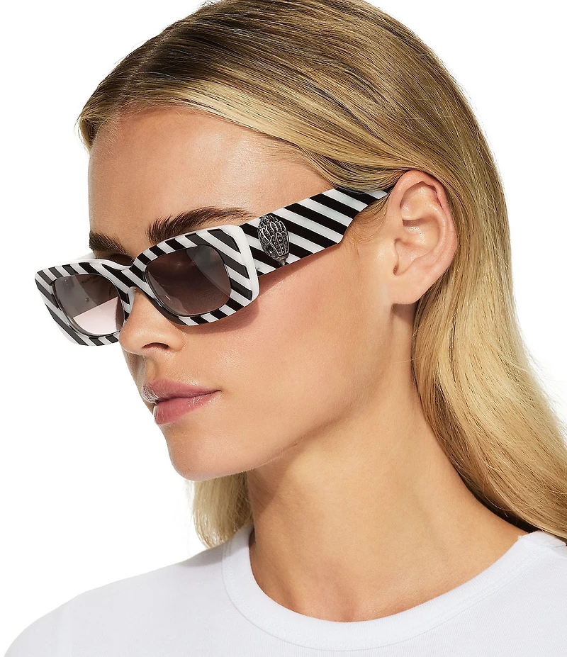 Kurt Geiger London Women's KGL1016 52mm Rectangle Sunglasses