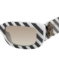 Kurt Geiger London Women's KGL1016 52mm Rectangle Sunglasses