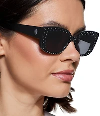 Kurt Geiger London Women's KGL1021 52mm Rectangle Sunglasses