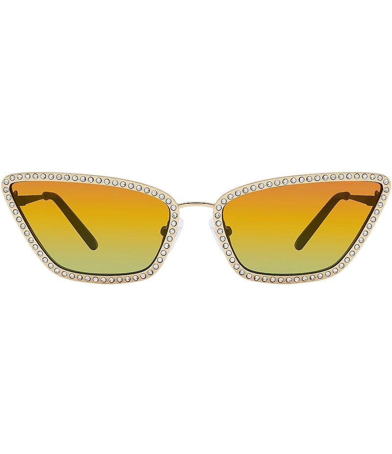 Kurt Geiger London Women's KGL1022 58mm Cat Eye Statement Sunglasses