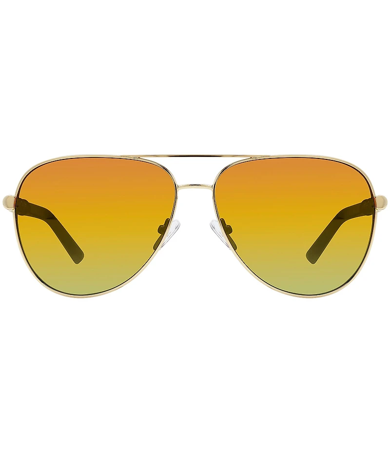 Kurt Geiger London Women's KGL1023 63mm Aviator Sunglasses