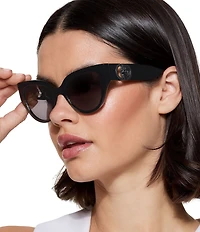 Kurt Geiger London Women's KGL1024 54mm Round Sunglasses