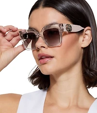 Kurt Geiger London Women's KGL1025 50mm Square Sunglasses