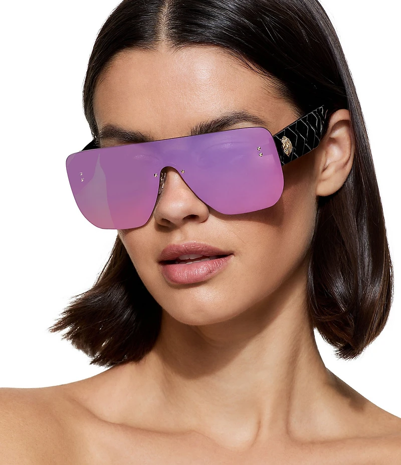 Kurt Geiger London Women's KGL1026 99mm Statement Shield Sunglasses