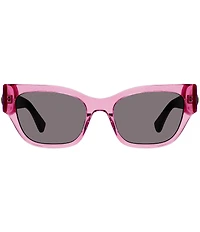 Kurt Geiger London Women's KGL1030 53mm Colorblock Cat Eye Sunglasses