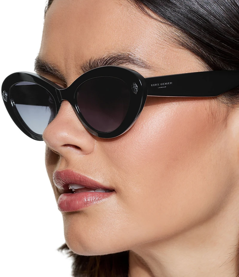 Kurt Geiger London Women's KGL1031 52mm Cat Eye Sunglasses