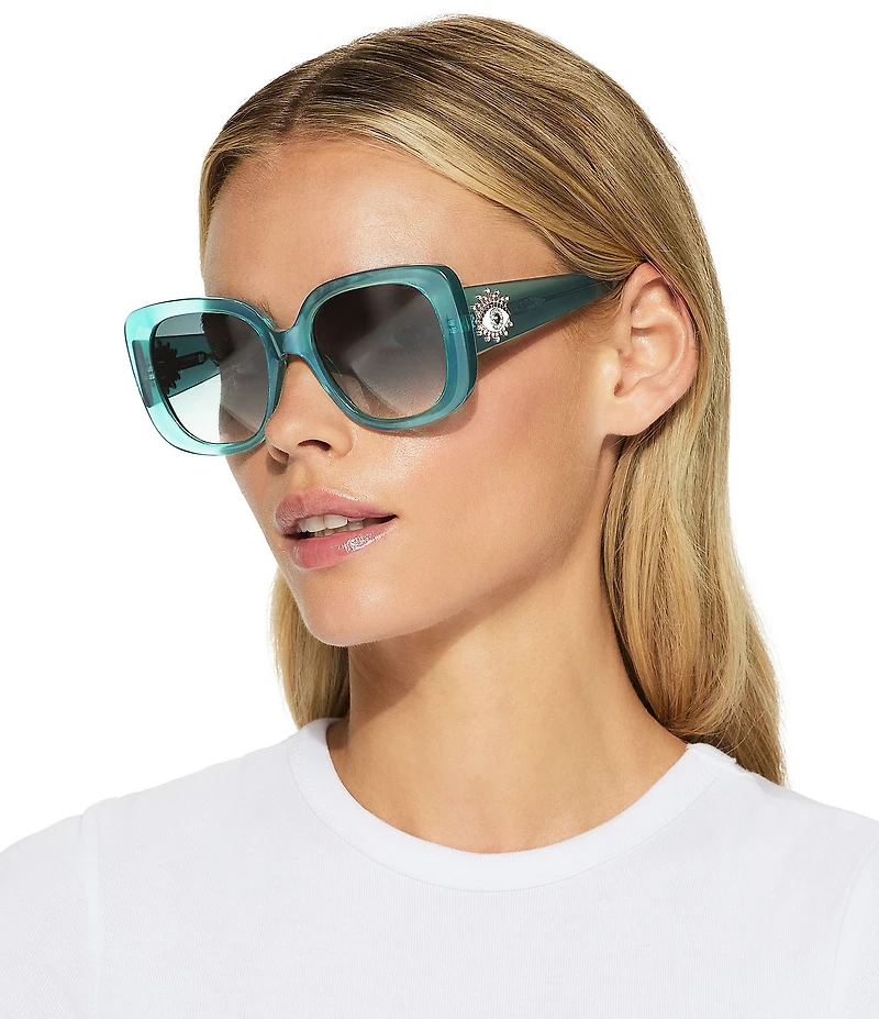 Kurt Geiger London Women's KGL1034 53mm Square Sunglasses