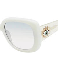 Kurt Geiger London Women's KGL1034 53mm Square Sunglasses