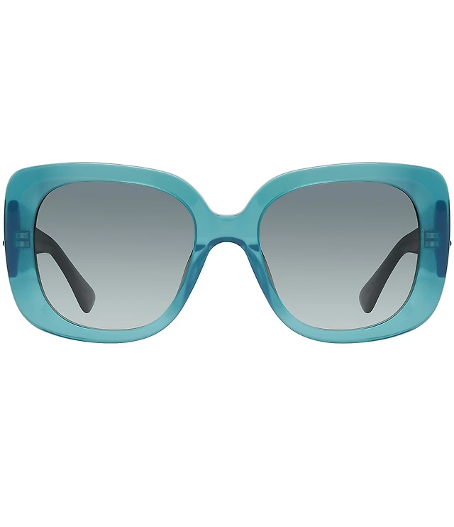 Kurt Geiger Teal Transparent Square Sunglasses with Gradient Lenses New Kurt Geiger London 53mm Square Sunglasses | Nordstromrack main image 3