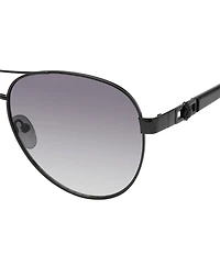 Kurt Geiger London Women's KGL1036 57mm Aviator Sunglasses