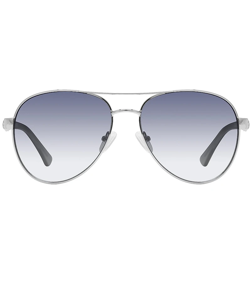 Kurt Geiger London Women's KGL1036 57mm Aviator Sunglasses
