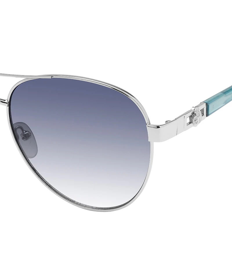 Kurt Geiger London Women's KGL1036 57mm Aviator Sunglasses