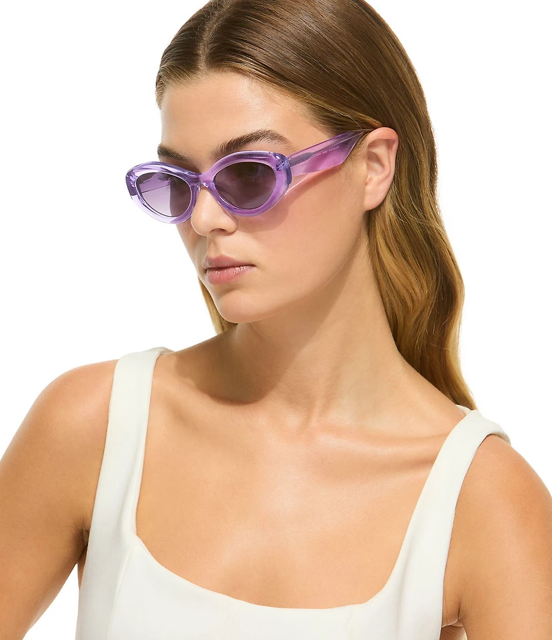 Kurt Geiger London Women's KGL1037 54mm Cat Eye Sunglasses