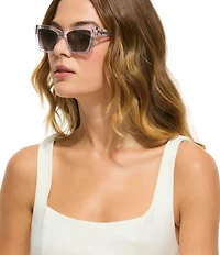Kurt Geiger London Women's KGL1039 53mm Rectangle Sunglasses
