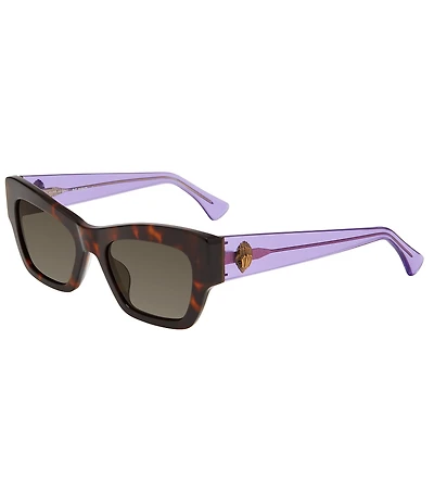 Kurt Geiger London Women's KGL1040 53mm Rectangle Sunglasses
