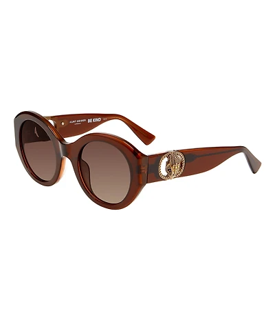 Kurt Geiger London Women's KGL1044 51mm Retro Oval Sunglasses