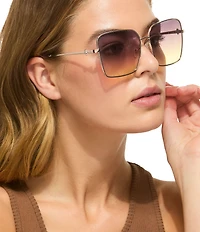 Kurt Geiger London Women's KGL1047 61mm Square Sunglasses