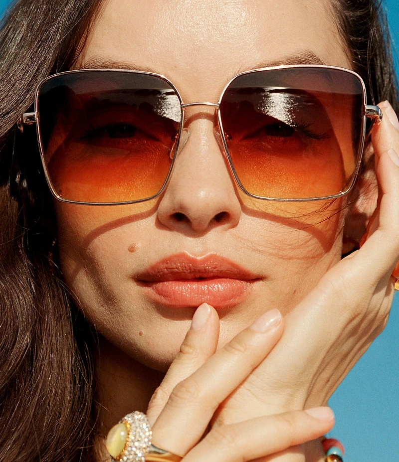 Kurt Geiger London Women's KGL1047 61mm Square Sunglasses