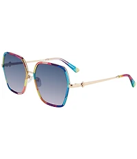 Kurt Geiger London Women's KGL1049 59mm Geometric Sunglasses