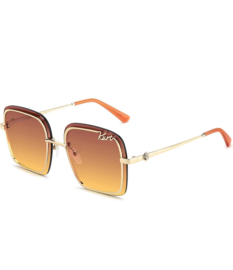 Kurt Geiger London Women's KGL1059 61mm Square Sunglasses