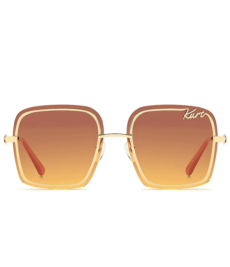 Kurt Geiger London Women's KGL1059 61mm Square Sunglasses