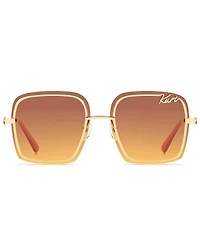 Kurt Geiger London Women's KGL1059 61mm Square Sunglasses