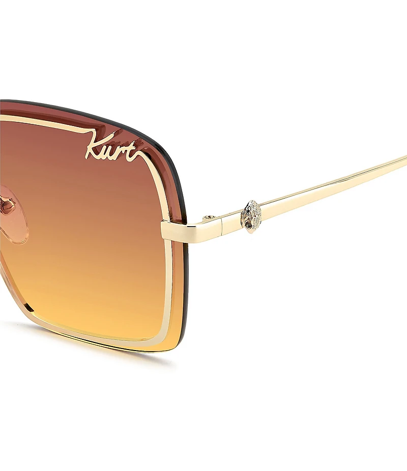 Kurt Geiger London Women's KGL1059 61mm Square Sunglasses