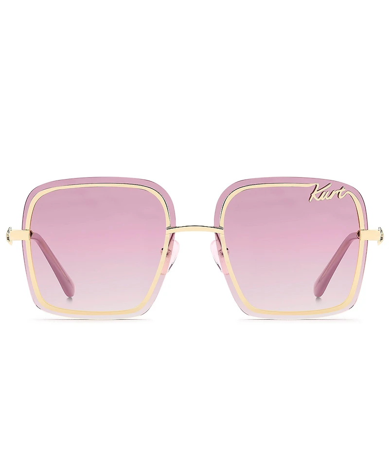 Kurt Geiger London Women's KGL1059 61mm Square Sunglasses