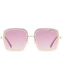 Kurt Geiger London Women's KGL1059 61mm Square Sunglasses