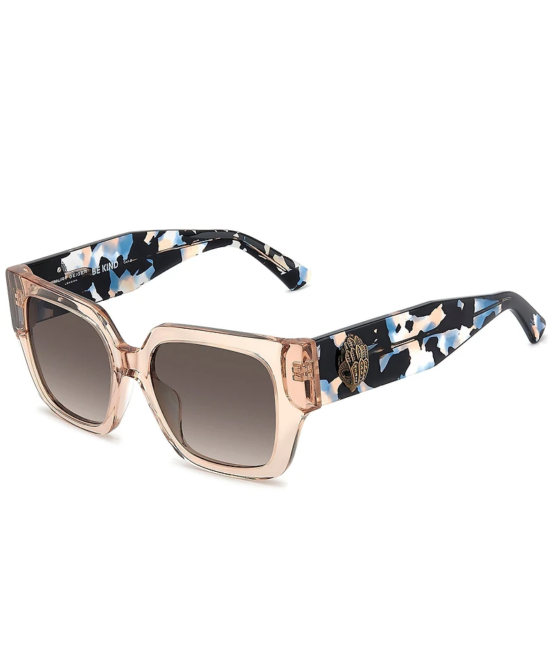 Kurt Geiger London Women's KGL1060 53mm Rectangle Sunglasses