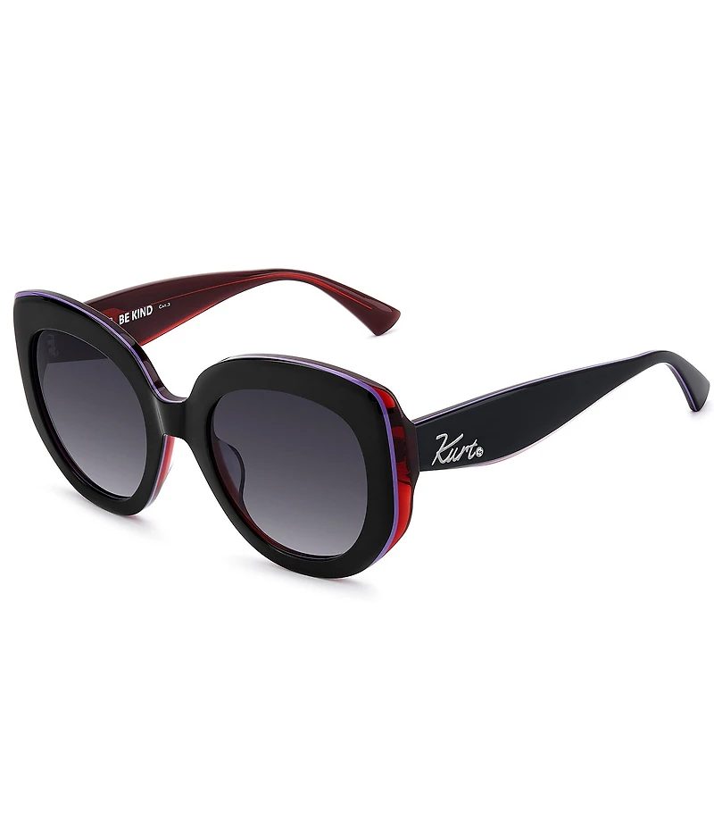 Kurt Geiger London Women's KGL1061 52mm Retro Round Sunglasses