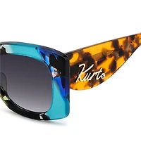 Kurt Geiger London Women's KGL1063 52mm Retro Square Sunglasses