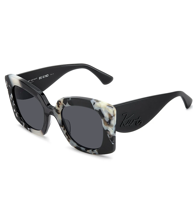 Kurt Geiger London Women's KGL1063 52mm Retro Square Sunglasses