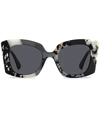 Kurt Geiger London Women's KGL1063 52mm Retro Square Sunglasses