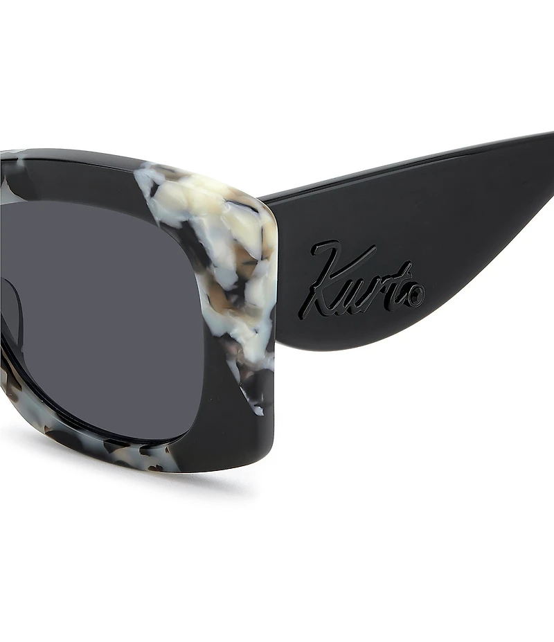 Kurt Geiger London Women's KGL1063 52mm Retro Square Sunglasses