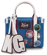 Kurt Geiger London XS Southbank Animal Patches & Button Tote Bag