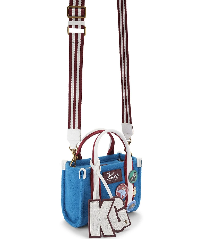 Kurt Geiger London XS Southbank Animal Patches & Button Tote Bag