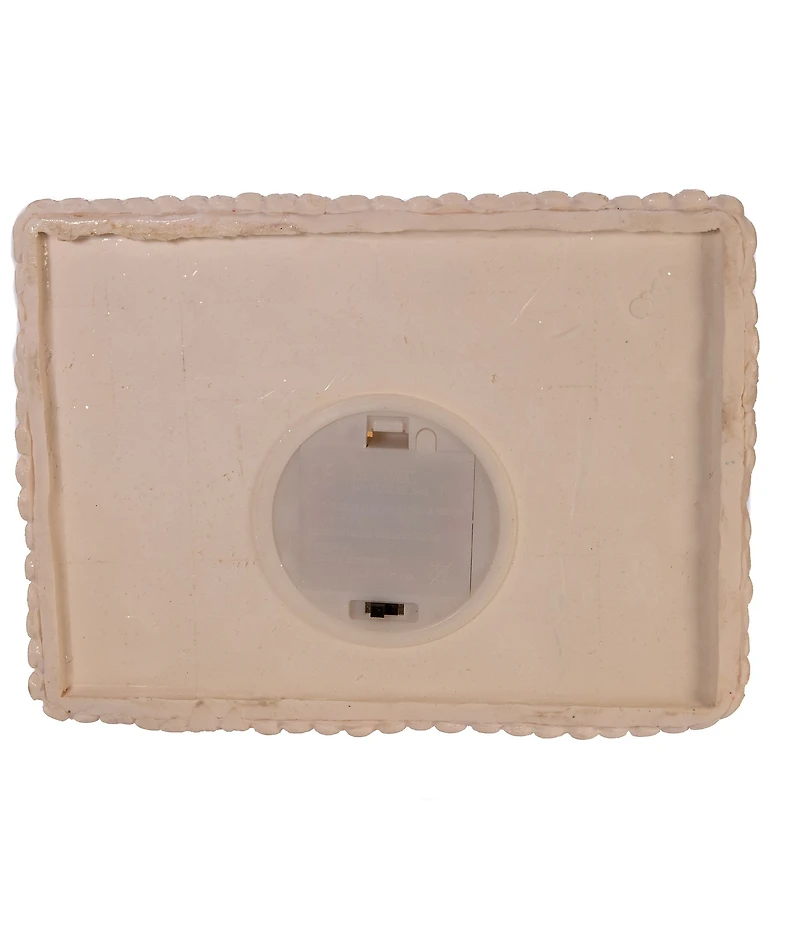 Kurt S. Adler Pink Battery-Operated Candy LED Gingerbread House Tabletop Decoration