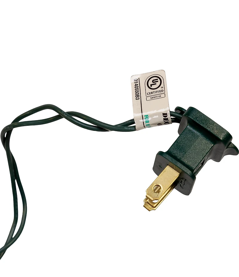 Kurt S. Adler 10-Light Gold With Glitter Finish Capiz Star Treetop