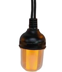 Kurt S. Adler 100-Light 10-Piece Lantern with Flicker Flame Light Set