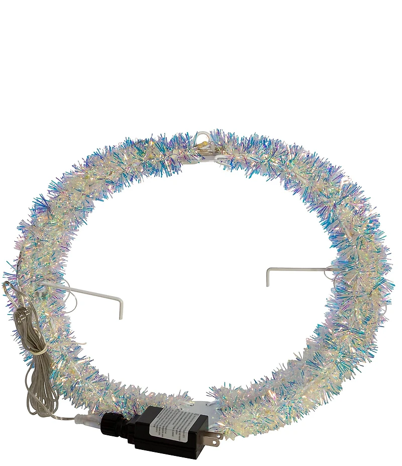 Kurt S. Adler 12-Inch Superbright LED Tinsel Foldable Metal Sphere Holiday Decor